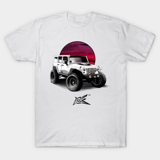 jeep wrangler rubicon white T-Shirt